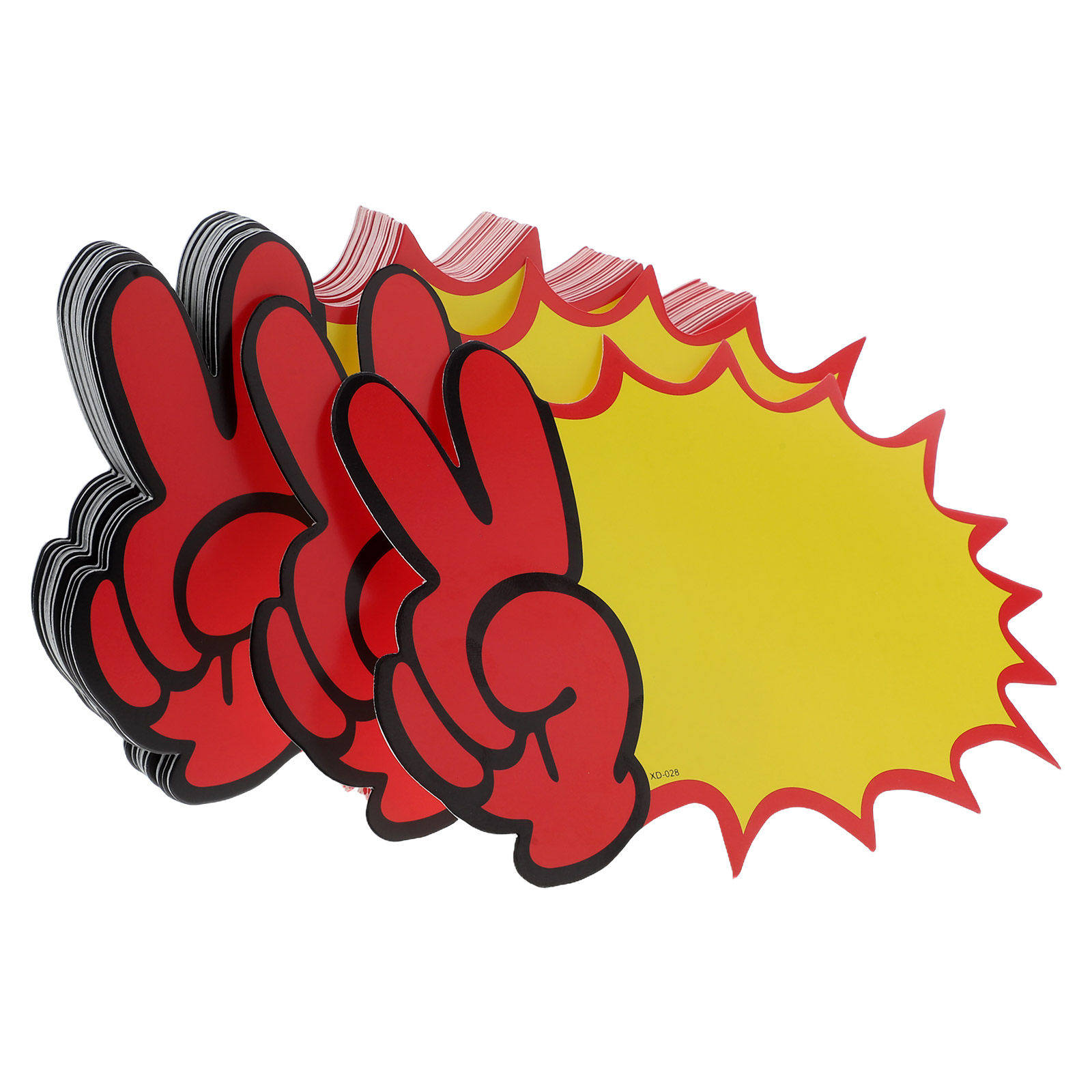 Yard Sign Blank - 80Pcs Price Tags Blank Colorful Burst