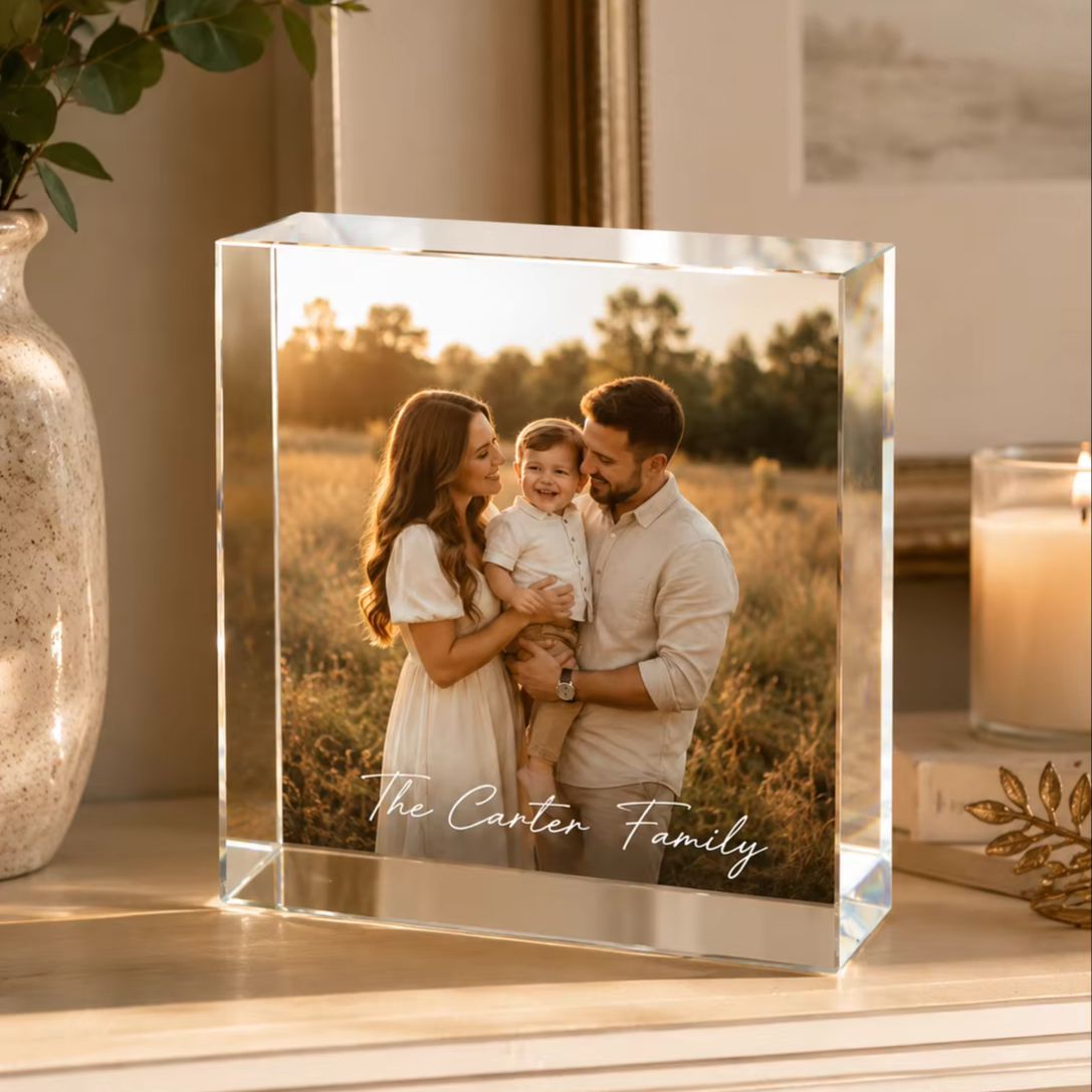 Personalized Family Acrylic Ph - đánh giá và giá Photo Acrylic Block