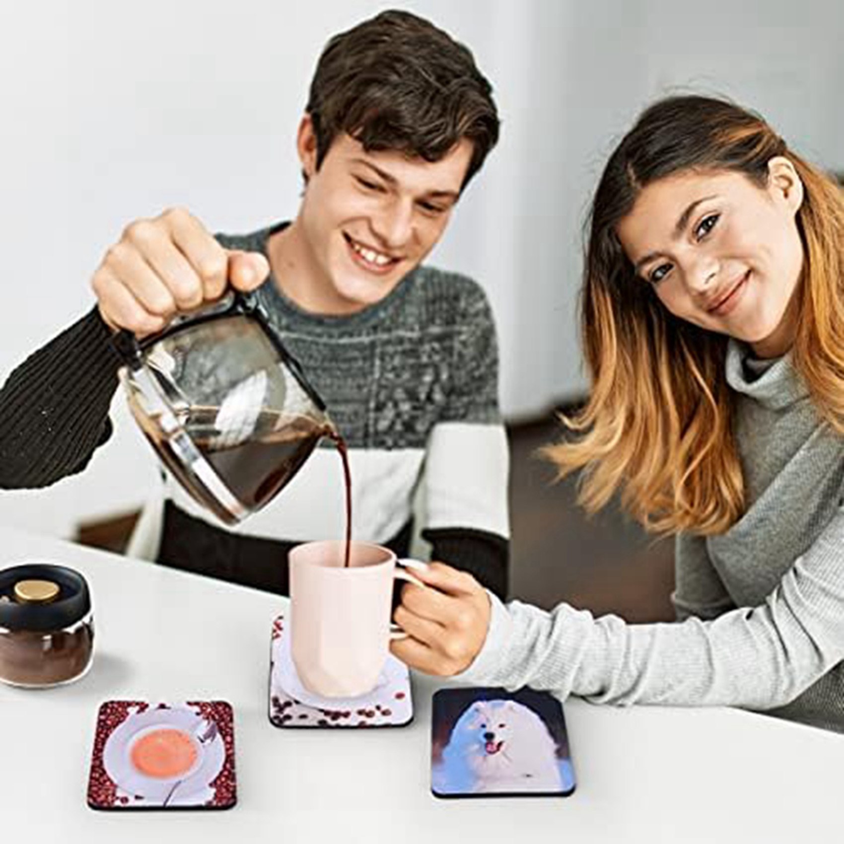 40PCS Square Sublimation Blank - đánh giá và giá Coaster Sublimation Blank