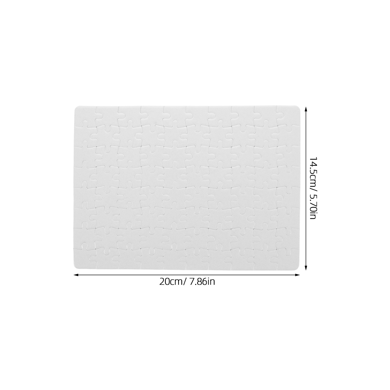 4Sheets Blank Jigsaw Puzzles W - đánh giá và giá Puzzle Blank White