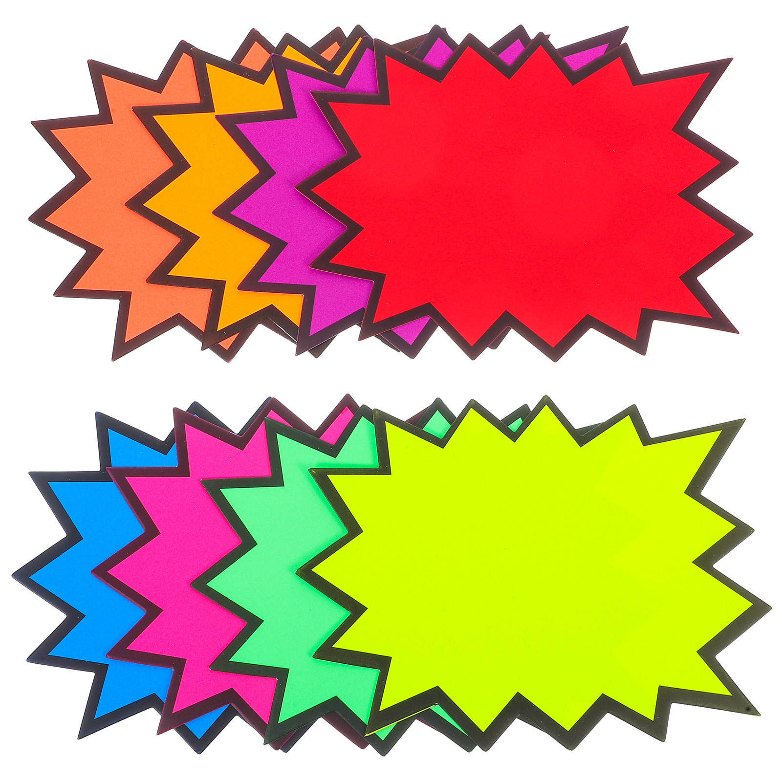 80Pcs Fluorescent Price Tags B - đánh giá và giá Yard Sign Blank