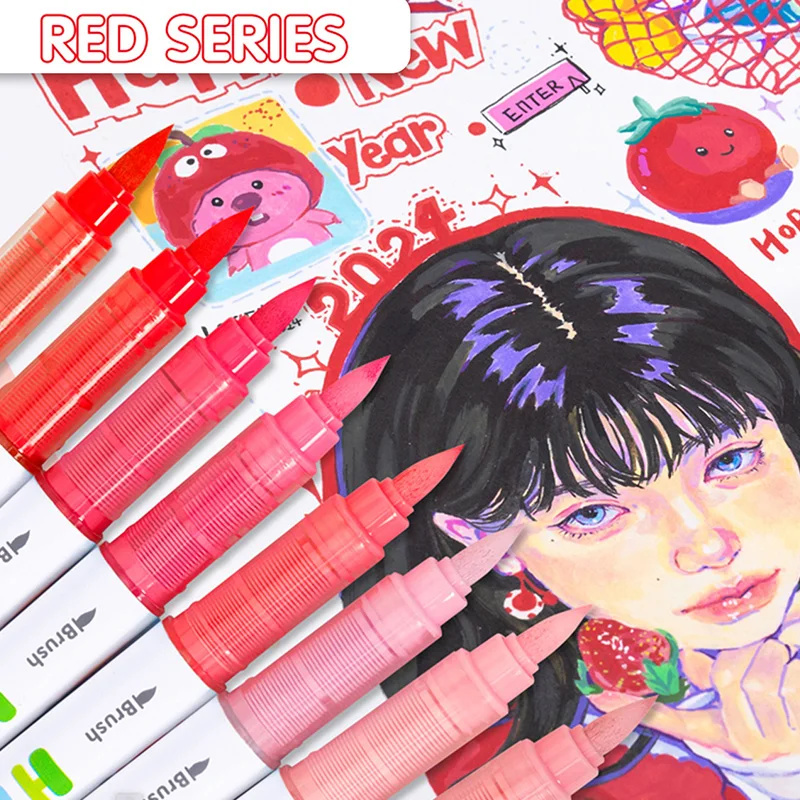 Hdele 8~120 Colors Acrylic Mar - đánh giá và giá Copic Marker Sketch