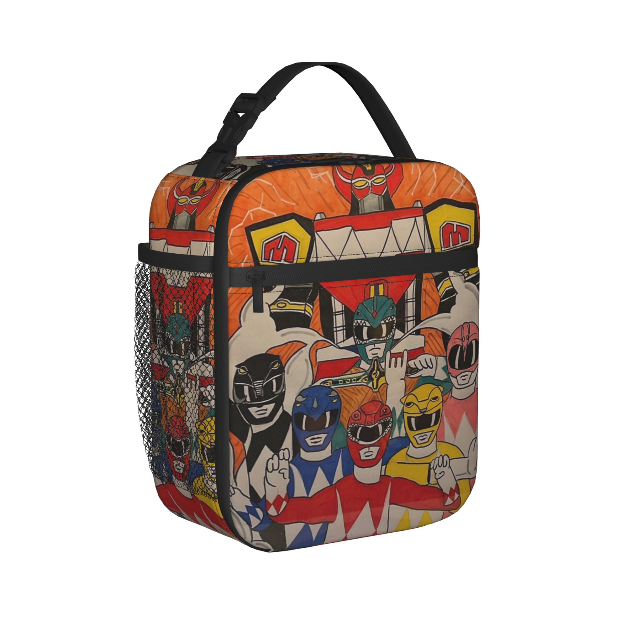 Power Rangers and Megazord Art - đánh giá và giá Tote Bag Sublimation