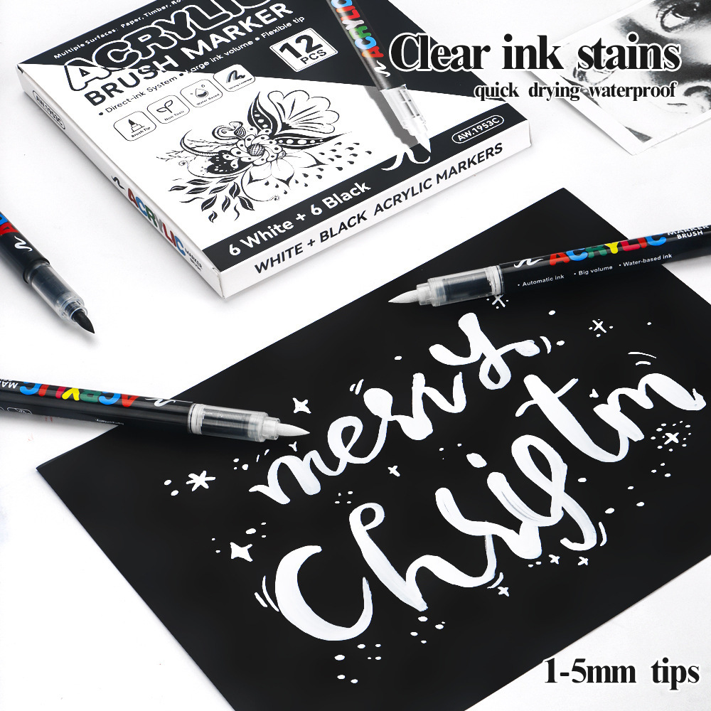 12Pcs Black/White Premium High - đánh giá và giá Copic Marker Sketch